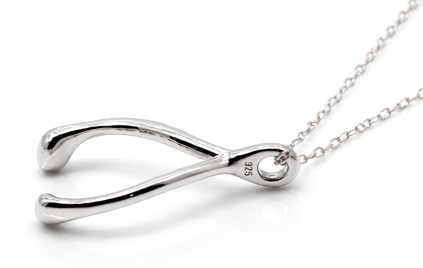 Kaedesigns Genuine Sterling Silver 925 Wishbone Pendant Or Charm