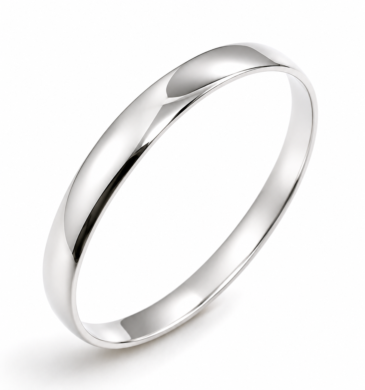 Genuine 9ct 9kt 375 FULL SOLID Heavy Yellow, Rose or White gold 8mm wide 65mm inside diameter Bangle