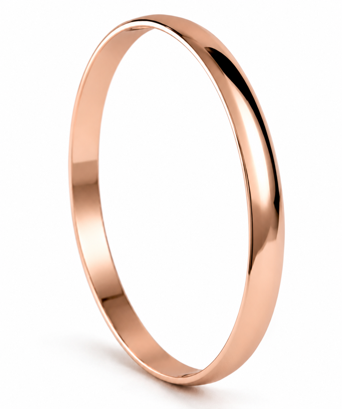 Genuine 9ct 9kt 375 FULL SOLID Heavy Yellow, Rose or White gold 6mm Wide 61mm x 55mm Oval Bangle