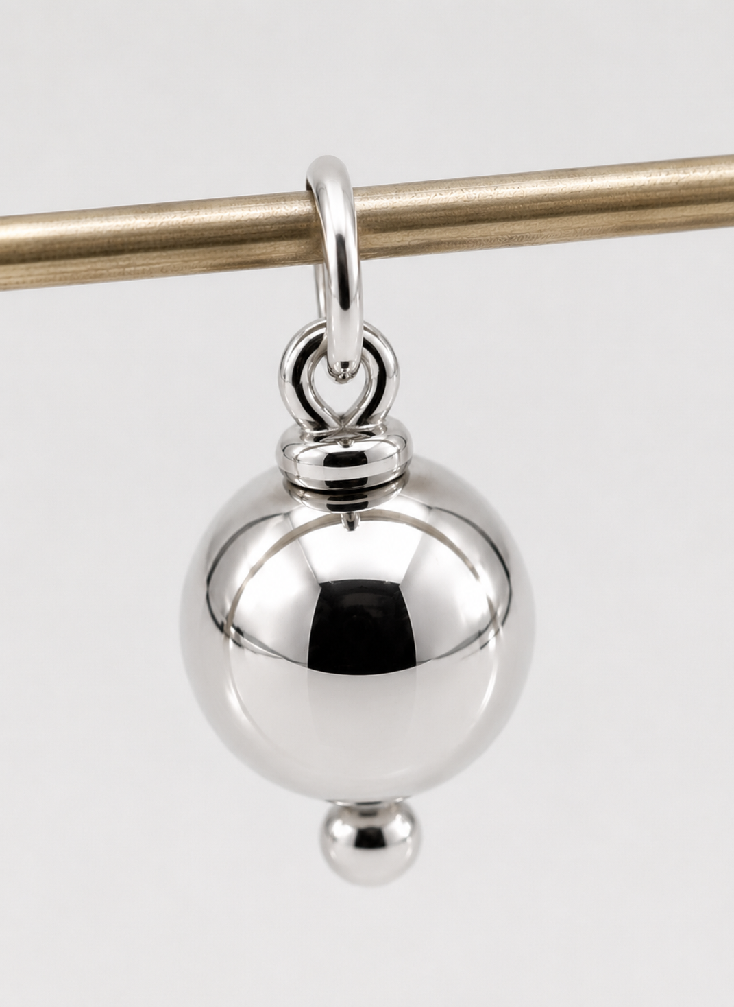 Genuine 9ct 9k 375 Yellow, Rose or White Gold Ball 10mm Pendant