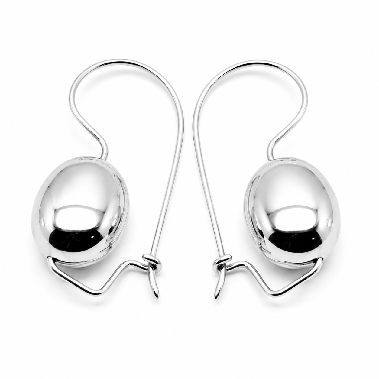 Kaedesigns New Genuine 9ct 9k Yellow, Rose Or White Gold Oval Hook Earrings