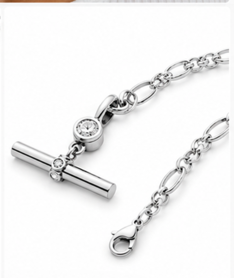 Genuine 9ct 9k 375 White Gold Belcher Chain Necklace plus Lab Grown Diamond T-Bar