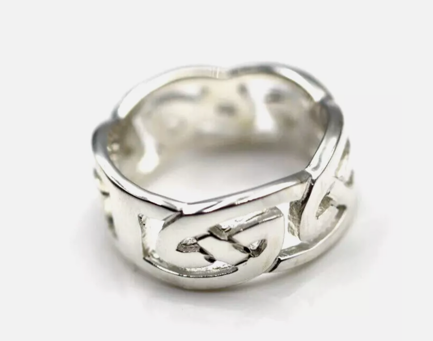 Kaedesigns Genuine Solid New Sterling Silver 925 Large Celtic Ring
