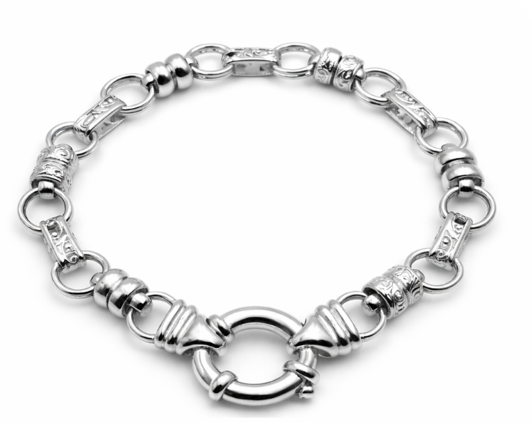 Heavy Genuine New 9ct 9k 375 Yellow, Rose or White Gold Solid Belcher Filigree Bracelet