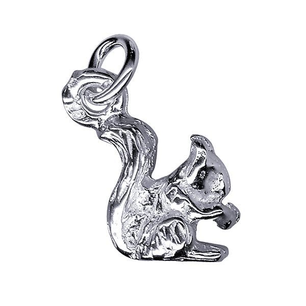Kaedesigns New Sterling Silver 925 Solid Squirrel Pendant Charm