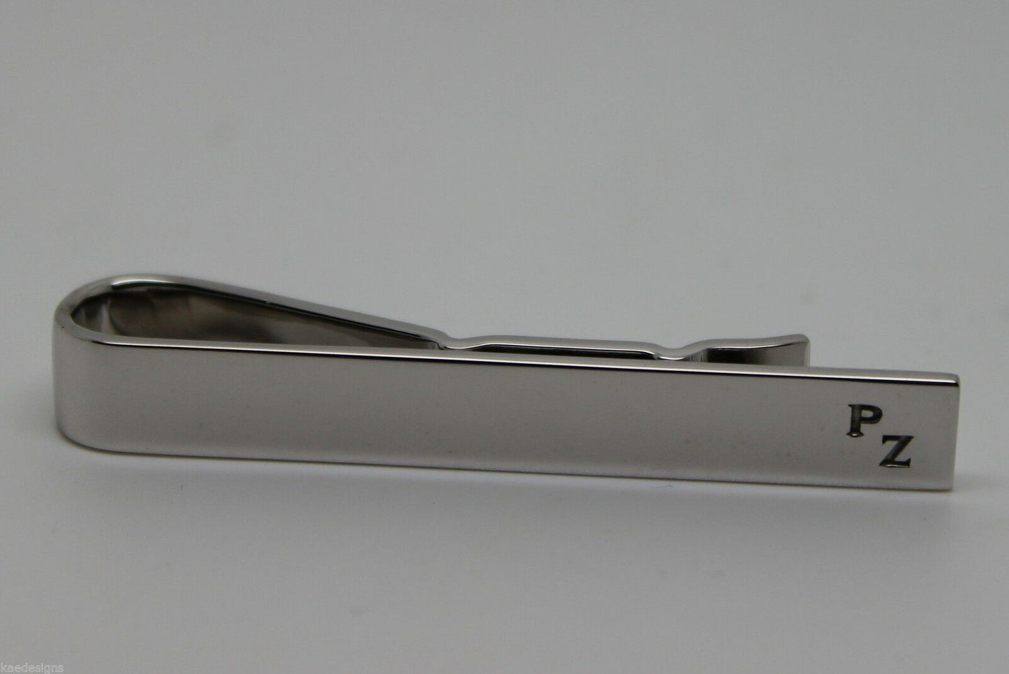 Genuine 9ct 9K Custom Made Heavy Engraved Tie Pin Yellow, Rose or White Gold Full Solid