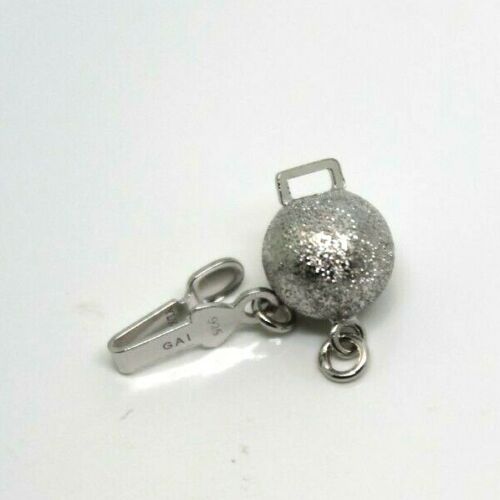 Kaedesigns New Genuine Sterling Silver 8mm Plain Stardust Ball Clasp