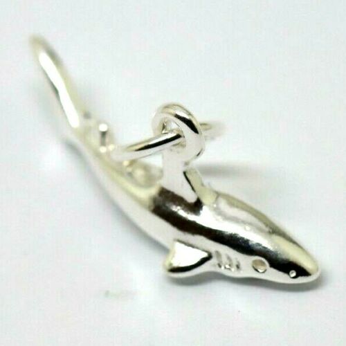 Kaedesigns New Sterling Silver 925 Solid Shark Pendant Charm