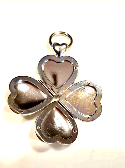 Heavy Sterling Silver 925 Locket 4 photos Family Heart Locket