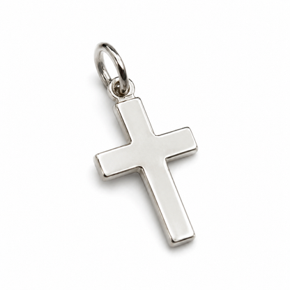 Genuine Sterling Silver 925 Cross Tiny Small Pendant Charm