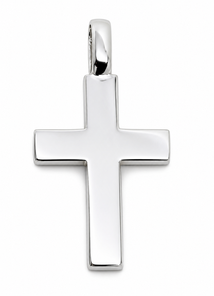 Kaedesigns Genuine Large Heavy Sterling Silver Huge Cross Pendant with 9mm bale