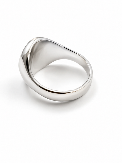 Genuine 9ct 9k 375 Yellow, Rose or White Solid Oval 12mm x 14mm Heavy Signet Ring in your size (Copy)