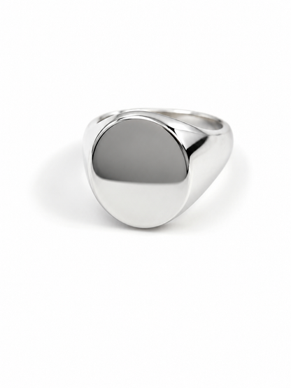 Genuine 9ct 9k 375 Yellow, Rose or White Solid Oval 12mm x 14mm Heavy Signet Ring in your size (Copy)