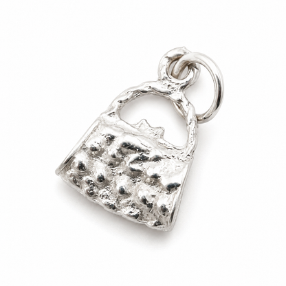 Genuine Sterling Silver 925 Solid Handbag Bag Pendant or Charm