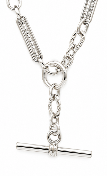 Heavy Genuine Sterling Silver 925 Antique Oval Belcher Link FOB Chain Necklace