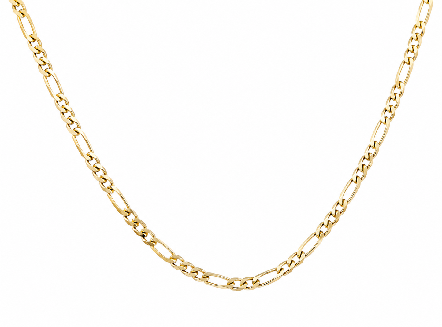 Genuine 9ct 9k 375 Yellow Gold Figaro Chain Necklace 5.5grams 55cm 2.9mm