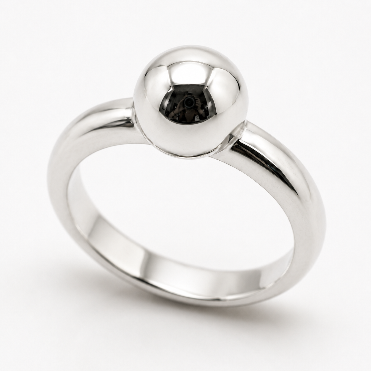 Genuine 9ct 9kt 375 Yellow, Rose or White Gold 10mm Full Ball Ring - Choose your ring size Q to Z