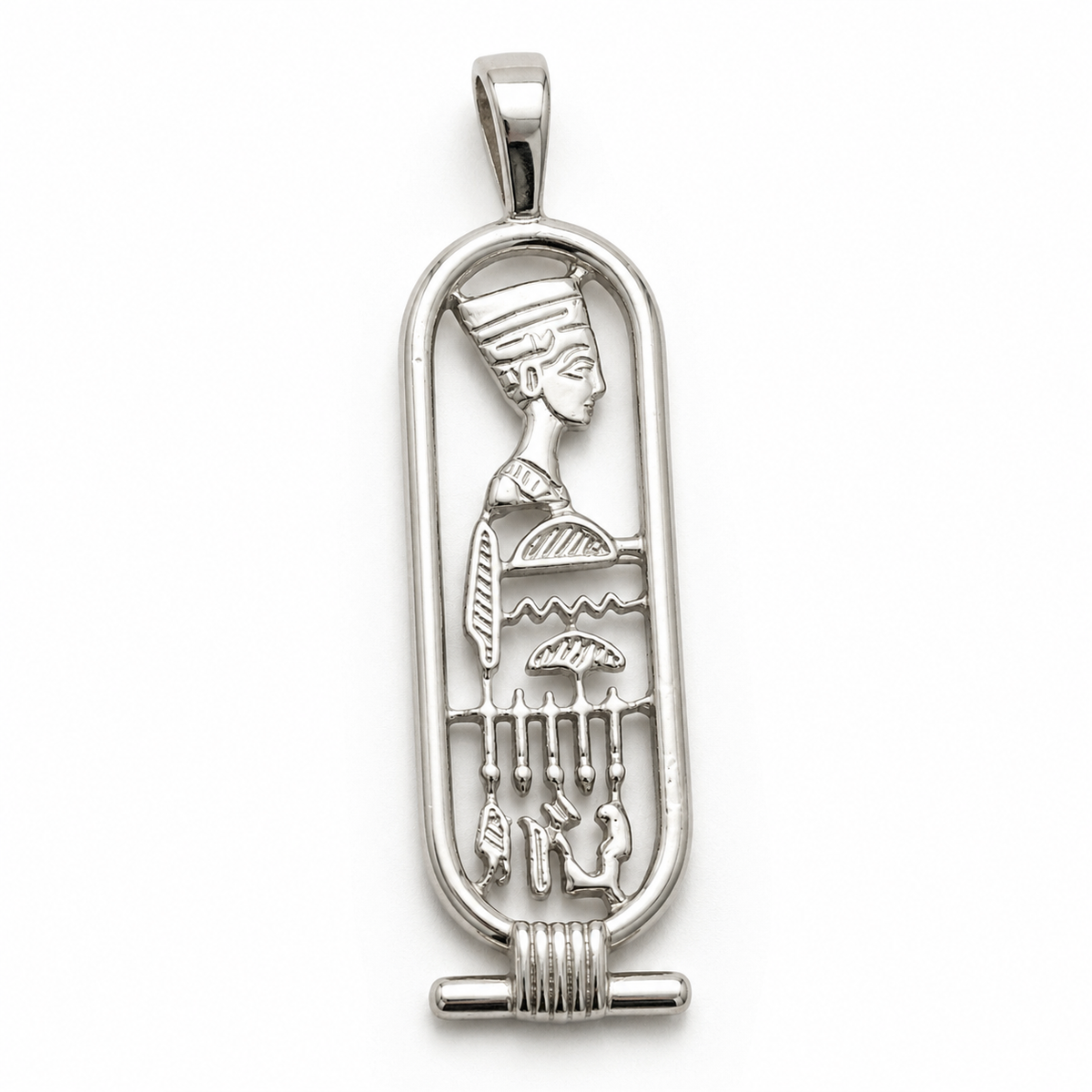 Kaedesigns Genuine Sterling Silver 925 Nefertiti Pendant or Charm