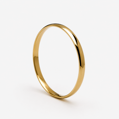 Genuine 9ct 9kt 375 FULL SOLID Heavy Yellow, Rose or White gold 6mm Wide 61mm x 55mm Oval Bangle