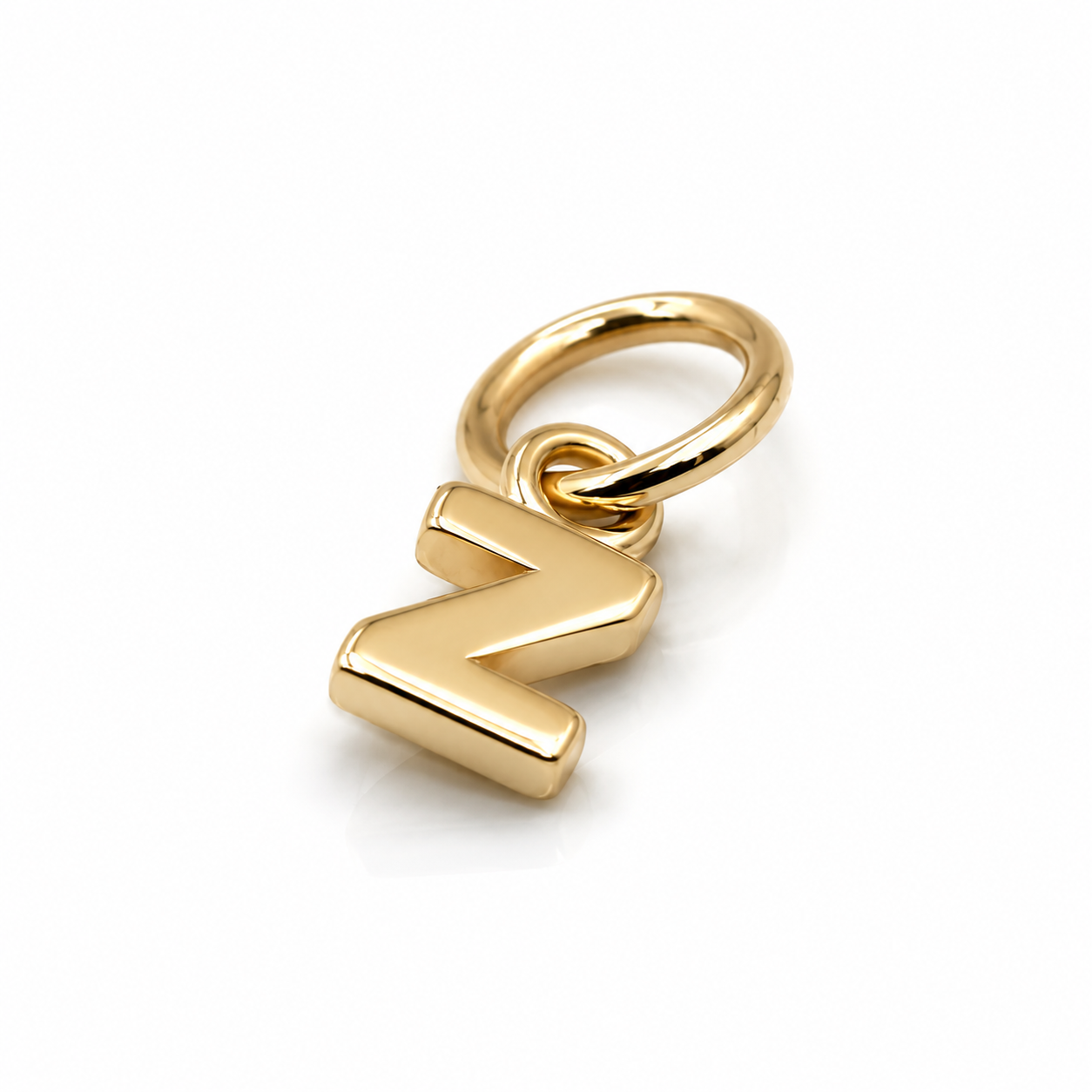 Genuine 9ct 9kt 375 Tiny Very Small Yellow, Rose & White Gold Initial Pendant Charm Z