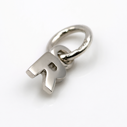 Genuine 9ct 9kt Genuine Tiny Very Small Yellow, Rose or White Gold Initial Pendant Charm R