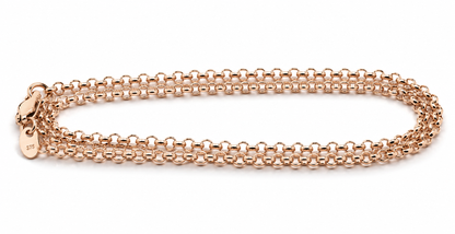 Genuine 9ct 9K 375 Rose Gold Belcher Chain Necklace 60cm