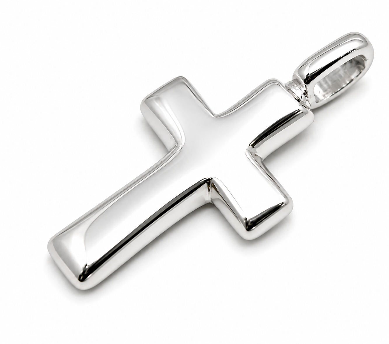 Kaedesigns Genuine Brand Sterling Silver 925 Plain Cross Pendant