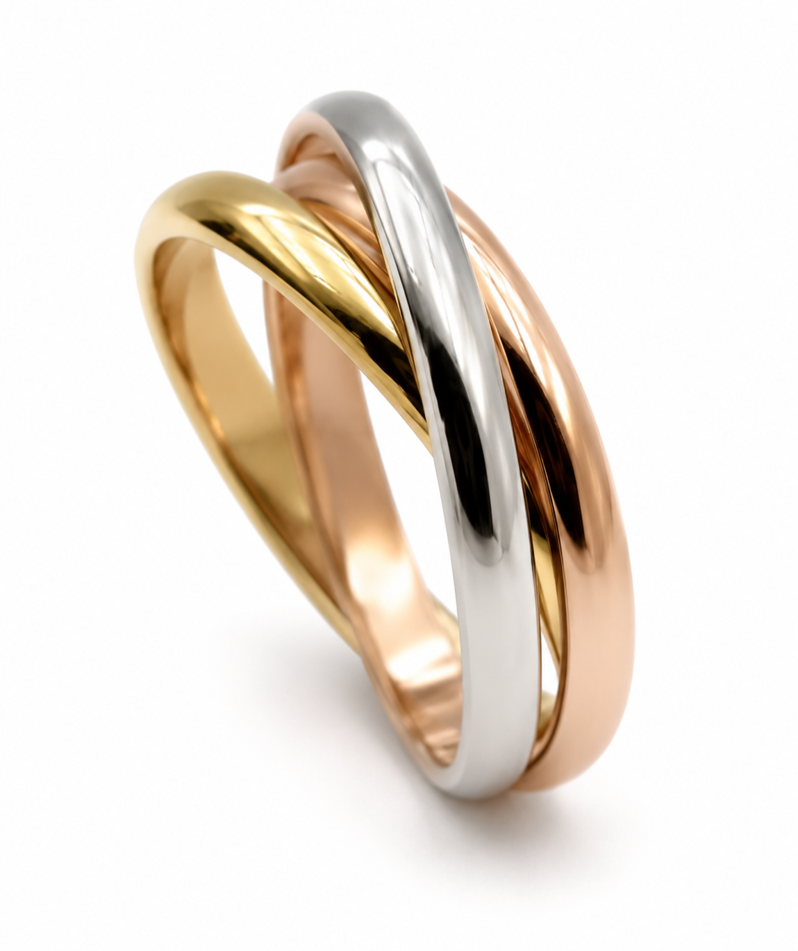 2.3mm 9ct 9k 375 Yellow, White, Rose Gold Russian Wedding Ring Bands - Choose your size H to Q