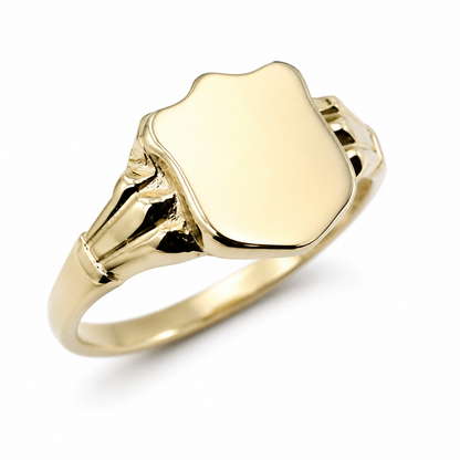 Kaedesigns Genuine 9ct 9k 375 Solid Gold Large Signet Ring In Your Size 4553