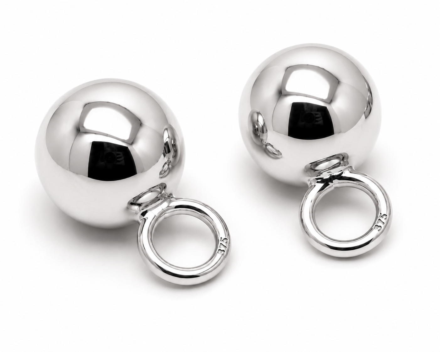 Kaedesigns Genuine 9ct 9k 375 Yellow, Rose or White Gold 10mm Ball Plain Balls For Charm Earrings
