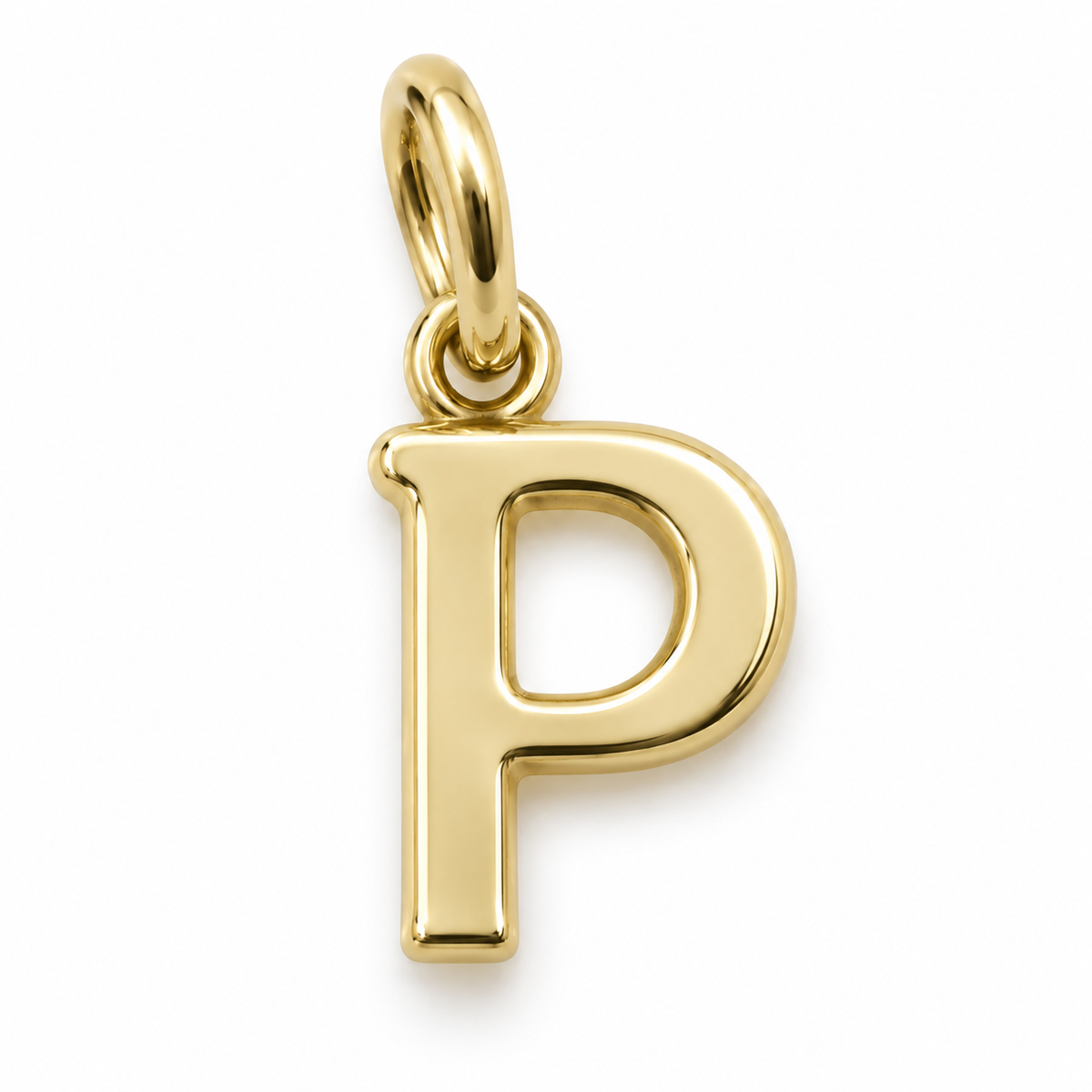 Kaedesigns, Genuine 9ct 9kt Genuine Solid Yellow, Rose or White Gold Initial Pendant P