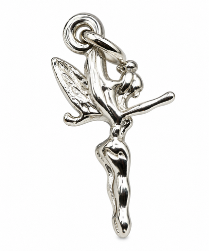 Genuine Sterling Silver 925 Fairy Charm Pendant