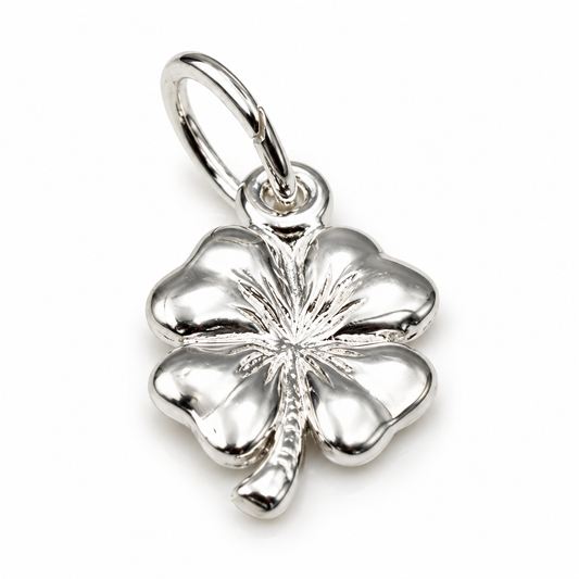 Kaedesigns Sterling Silver 925 Four Leaf Clover Pendant Charm