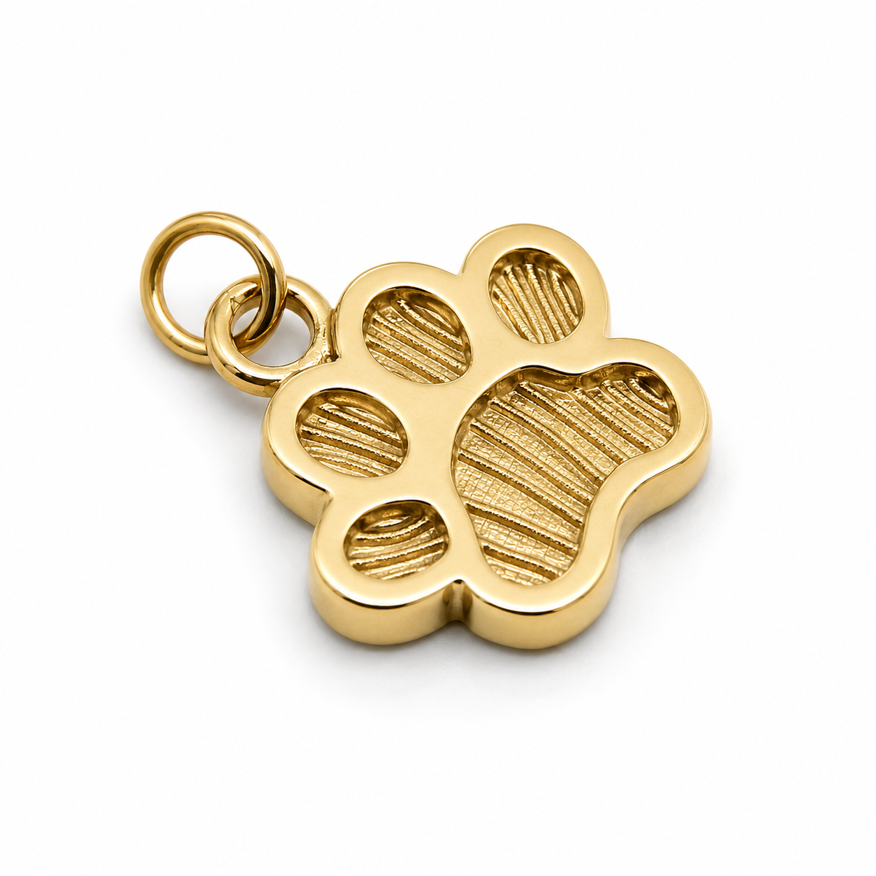 Kaedesigns Genuine 9ct 9K 375 Yellow, Rose or White Gold Charm Dog Animal PAW Pendant