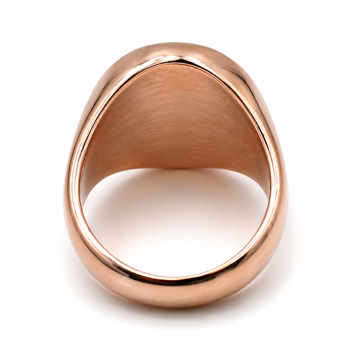 Genuine 9ct 9k 375 Yellow, Rose or White Solid Oval 12mm x 14mm Heavy Signet Ring in your size (Copy)