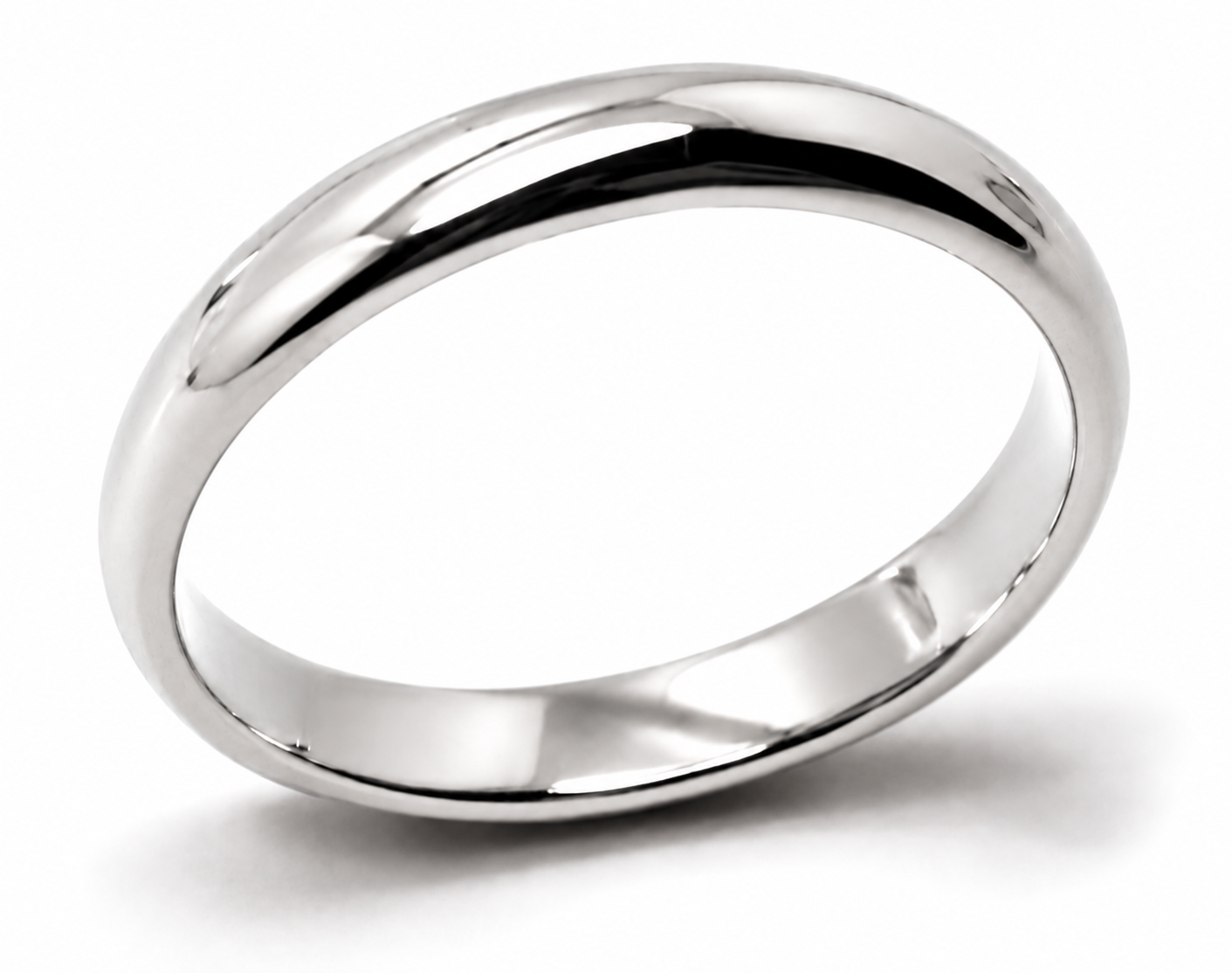 Genuine Custom Made Solid 9ct 9kt 375 Yellow, Rose or White Gold 3mm Wedding Band - Choose your size H to P