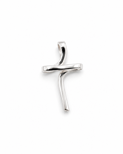 Kaedesigns Delicate Small Modern 9ct 375 Yellow, Rose or White Gold Cross Crucifix Pendant