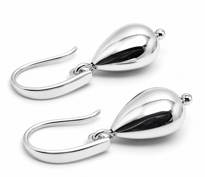 Kaedesigns Genuine 9ct 9kt Solid Yellow, Rose or White Gold Tear Drop Hook Earrings