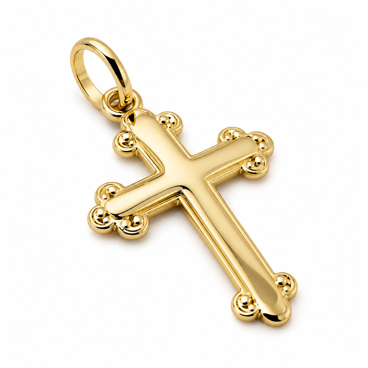Genuine 9ct 9k 375 Yellow, Rose or White Gold Cross Pendant