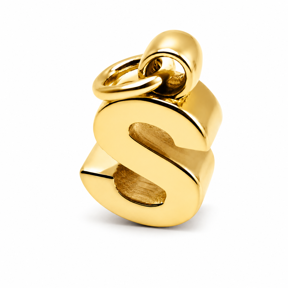 Kaedesigns, Genuine 375 9ct Yellow, Rose Or White Gold 375 Initial Pendant S