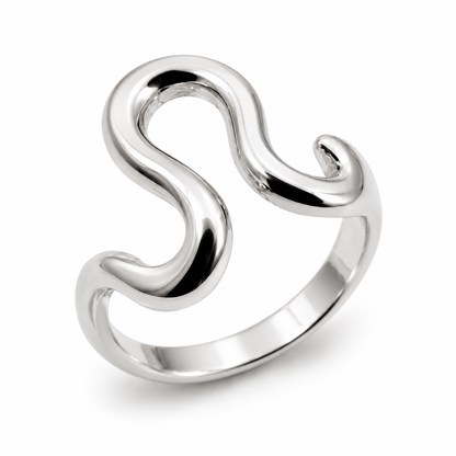 Genuine Heavy 9ct 9kt Full Solid Yellow, Rose or White Gold Swirl Ring 270 - Choose your ring size H to Q