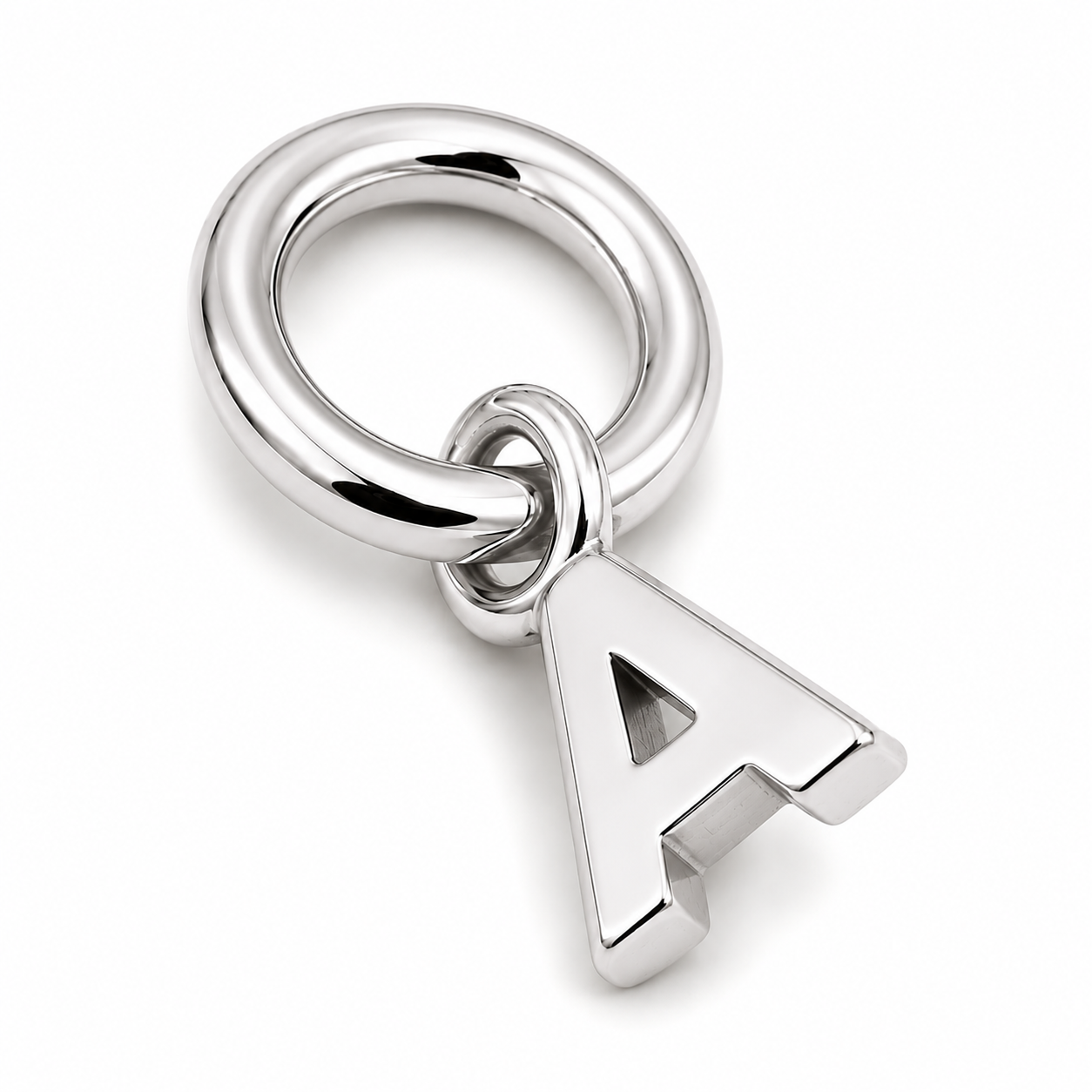 Genuine 9ct 9kt Genuine Tiny Very Small Yellow, Rose or White Gold Initial Pendant Charm A