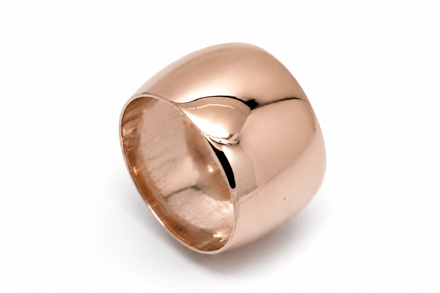 Genuine 12mm 9ct 9k 375 Yellow, Rose or White Gold Full Solid Extra Wide Band Ring - Choose your size Q to Z