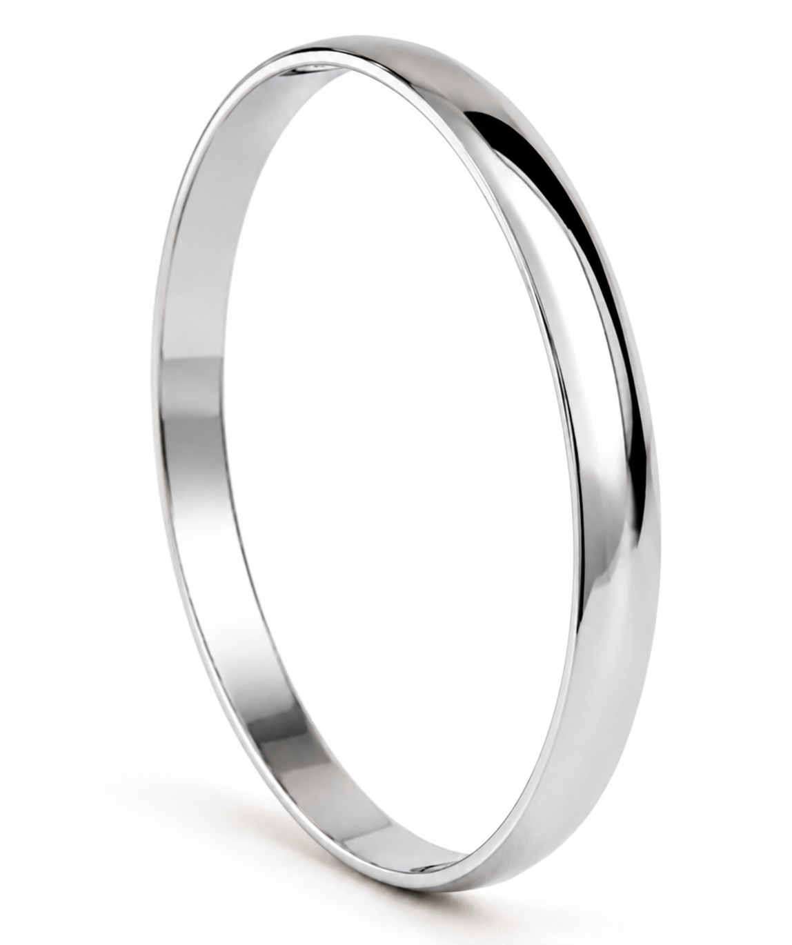Genuine 9ct 9kt 375 FULL SOLID Heavy Yellow, Rose or White gold 6mm Wide 61mm x 55mm Oval Bangle