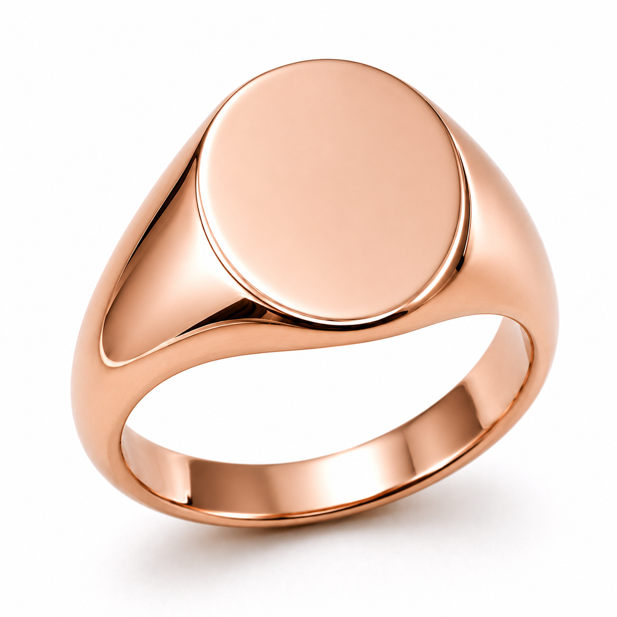 Genuine 375 9kt 9ct Yellow, Rose or White Gold Full Solid 12mm x 16mm Heavy Signet Ring - Choose your ring size G to Z