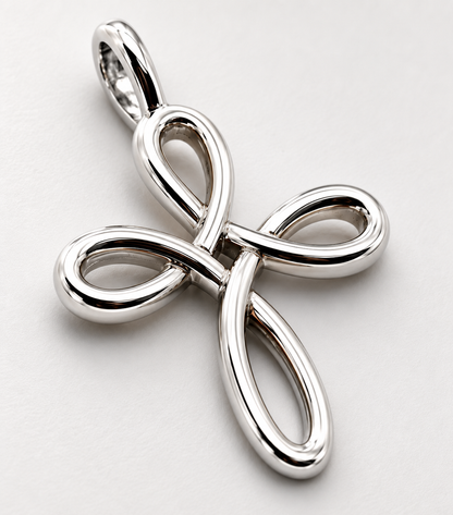 Kaedesigns, Genuine 9ct 9K Yellow, Rose or White Gold Medium Size Celtic Cross Pendant