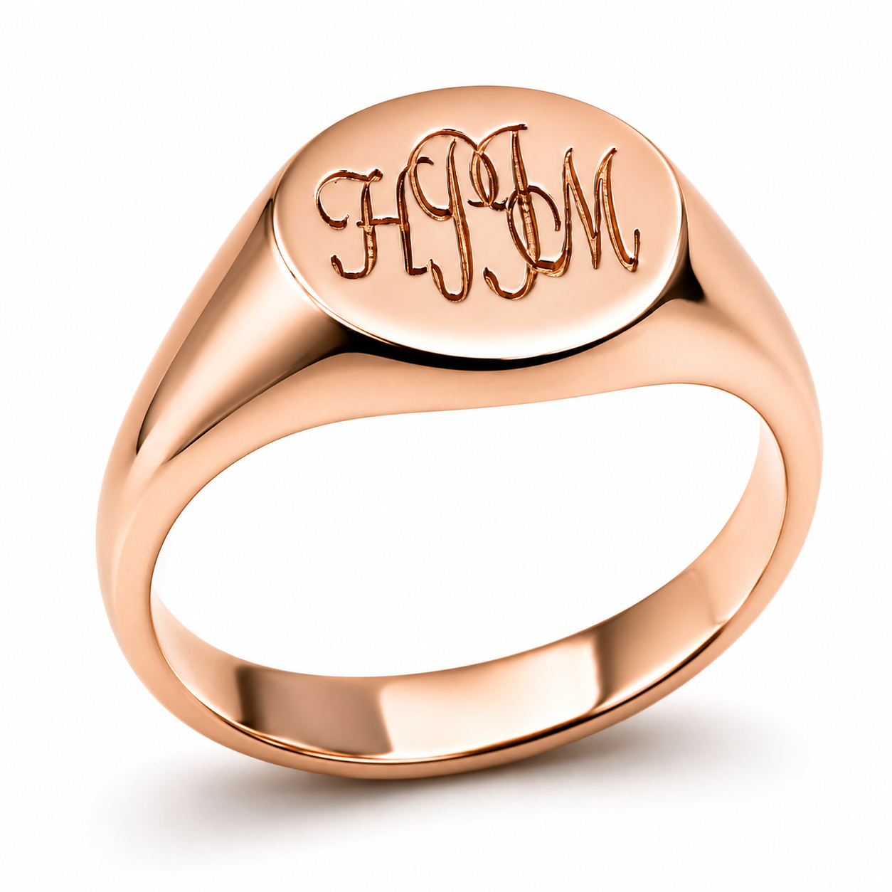 Size V Genuine 375 9kt 9ct 375 Yellow, Rose or White Gold Full Solid Heavy Signet Ring + Engraving