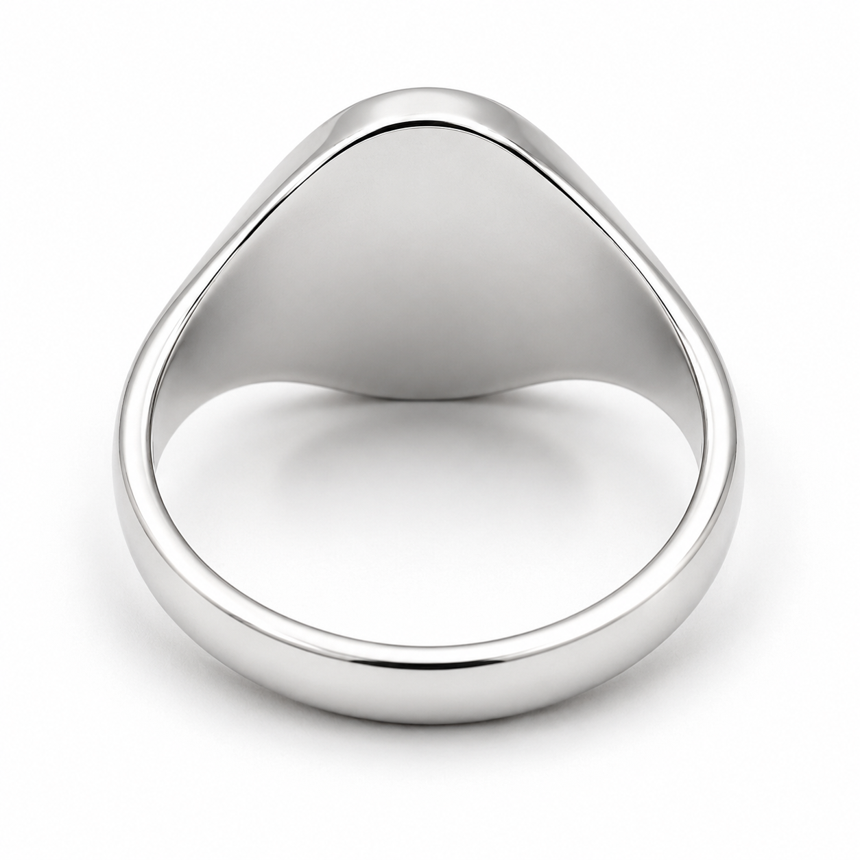 Genuine 9ct 9k 375 Yellow, Rose or White Gold Oval Signet Ring + Engraving - Choose your size Q to V