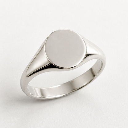 Genuine Sterling Silver 925 Signet Ring 9mm x 7mm - In your ring size