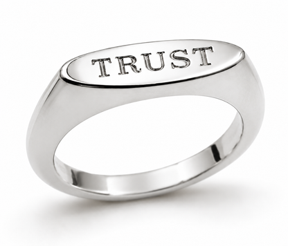 Genuine Solid 9ct 9K 375 Yellow, Rose or White Gold Signet Ring Engraved Initials or Numbers - Choose your ring size H to P